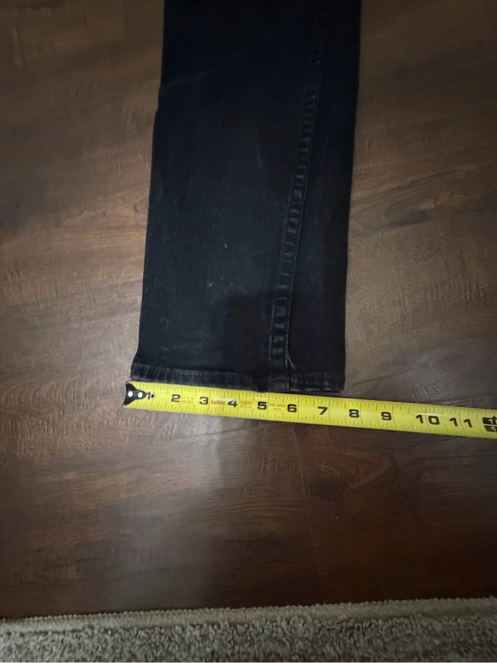 True Religion Geno Relaxed Slim Black Jeans - Size 40x33